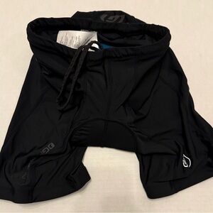 Louis Garneau Padded Bike Shorts Black Size M Cycling